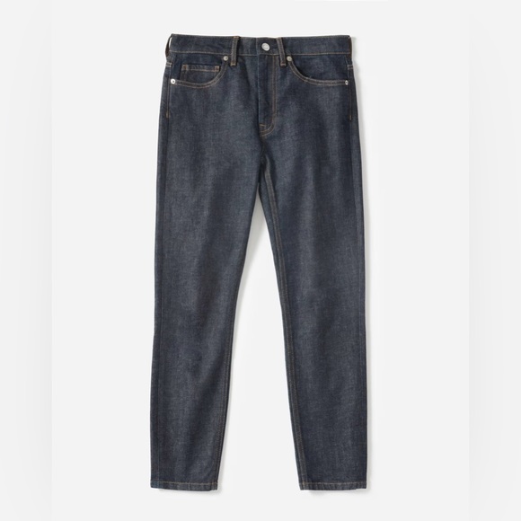 Everlane High Rise Skinny Jeans- Dark Indigo - Picture 5 of 9